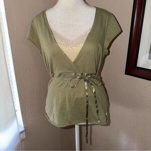 Vintage Y2K Abercrombie 2000s Babydoll Top